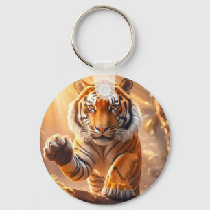 Porte-clés Tigre - Tigre d'or
