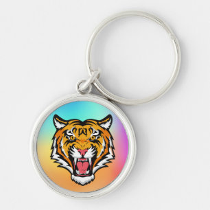 Porte-clés Tigre torche tête-25818
