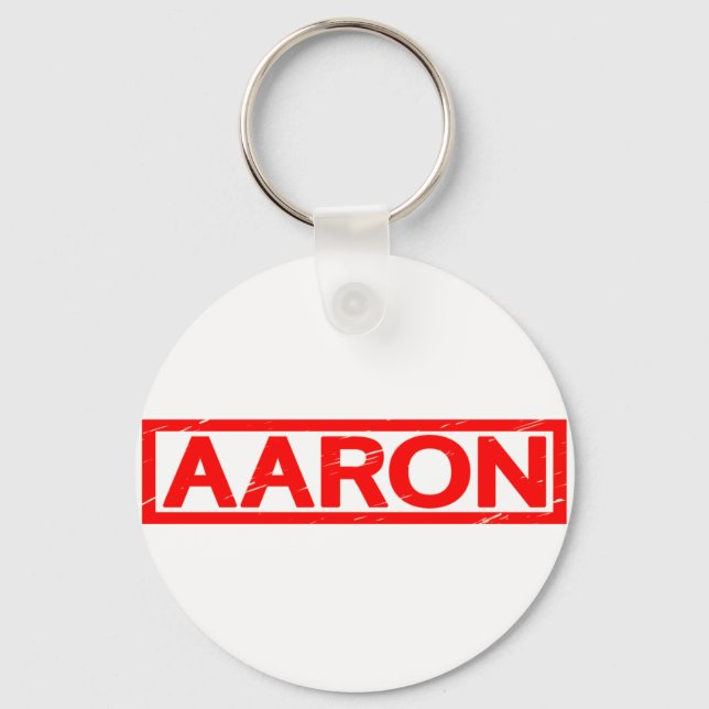 Porte-clés Timbre Aaron (Recto)