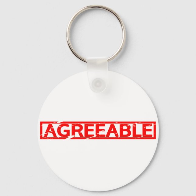 Porte-clés Timbre acceptable (Recto)