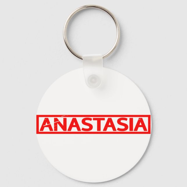 Porte-clés Timbre Anastasia (Recto)