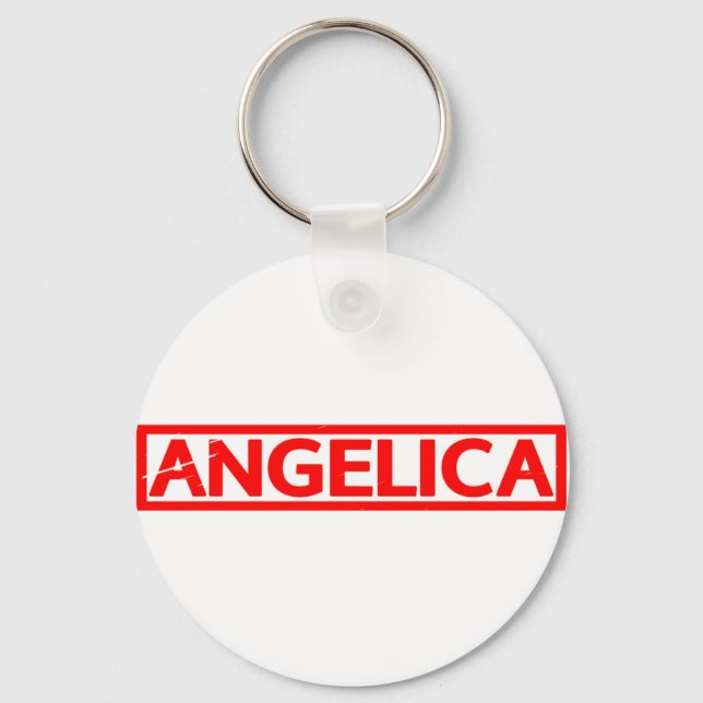 Porte-clés Timbre Angelica (Recto)