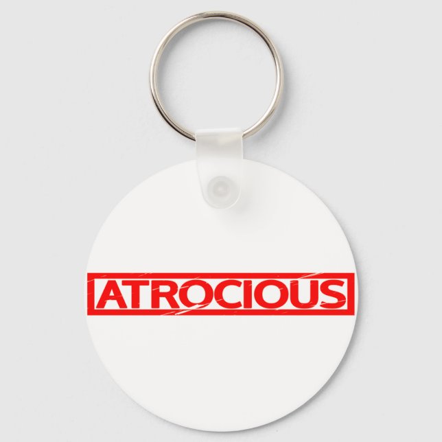Porte-clés Timbre Atrocique (Recto)