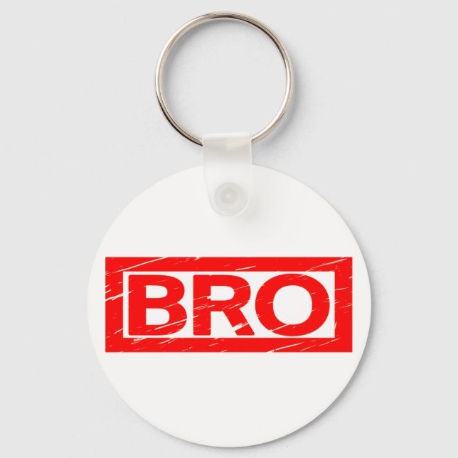 Porte-clés Timbre Bro (Recto)