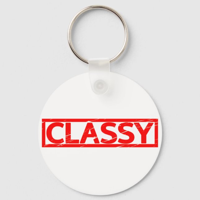 Porte-clés Timbre classique (Recto)