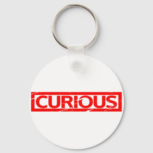 Porte-clés Timbre curieux (Recto)