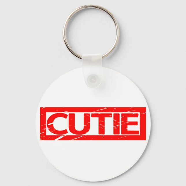 Porte-clés Timbre Cutie (Recto)