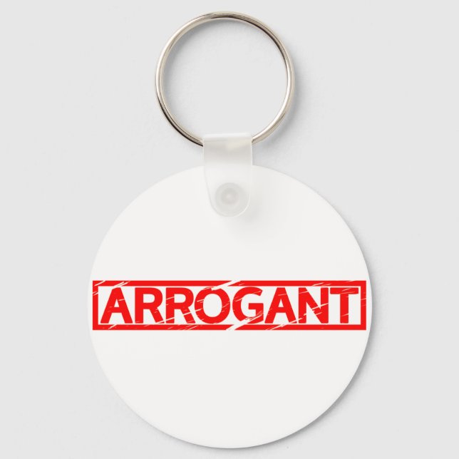 Porte-clés Timbre d'arrogance (Recto)