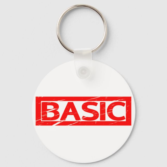 Porte-clés Timbre de base (Recto)