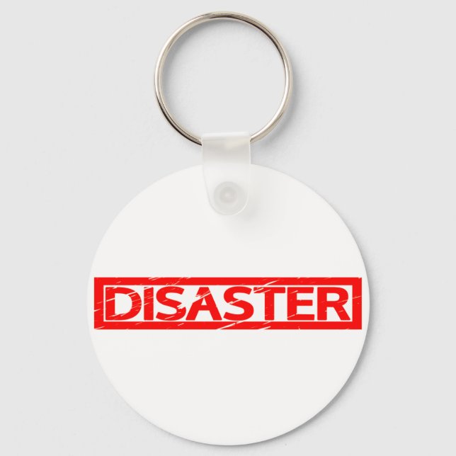 Porte-clés Timbre de catastrophe (Recto)