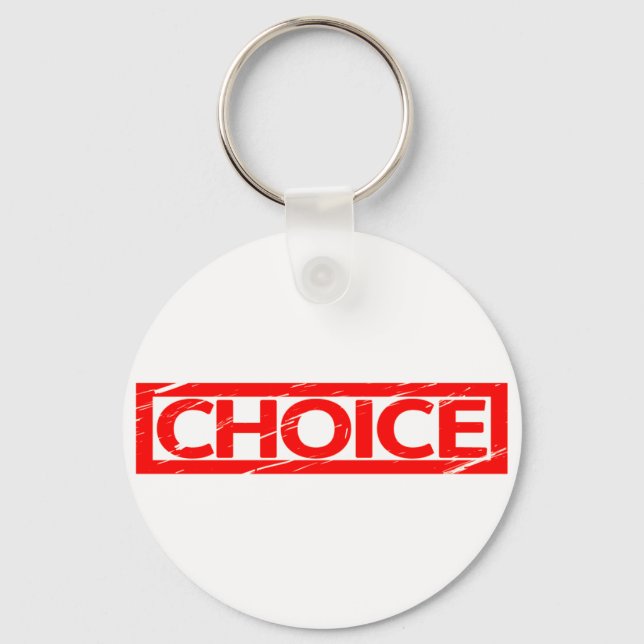 Porte-clés Timbre de choix (Recto)