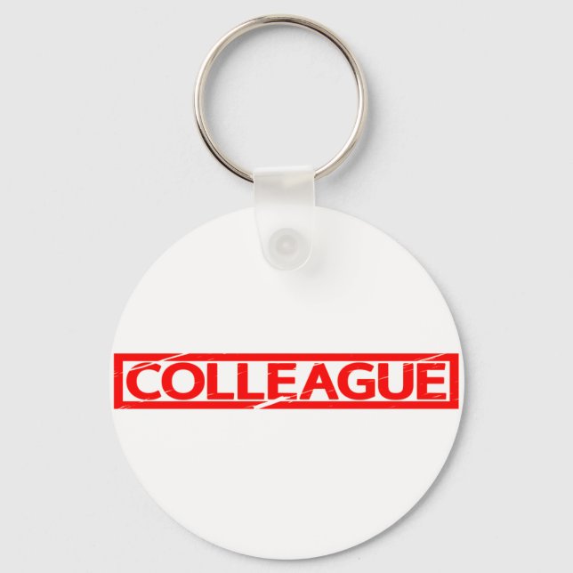 Porte-clés Timbre de collègue (Recto)