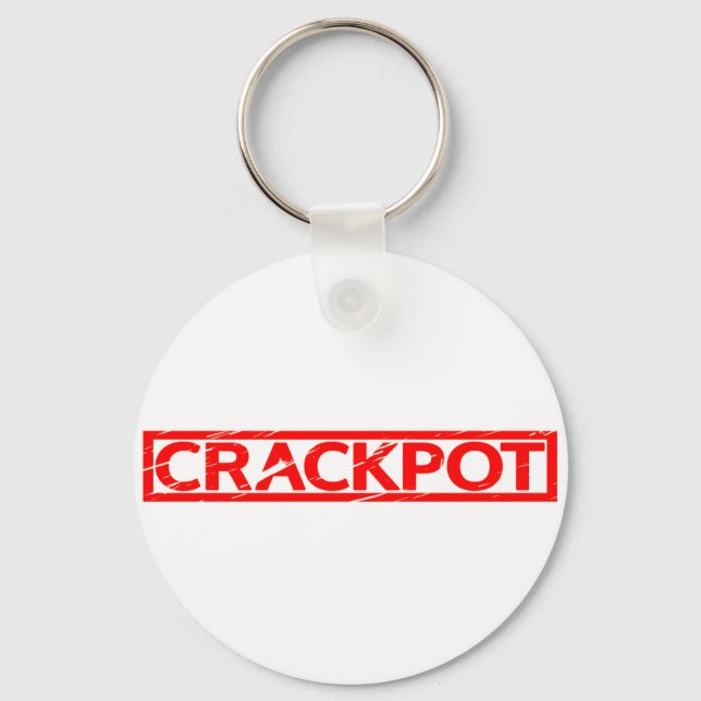 Porte-clés Timbre de crackpot (Recto)