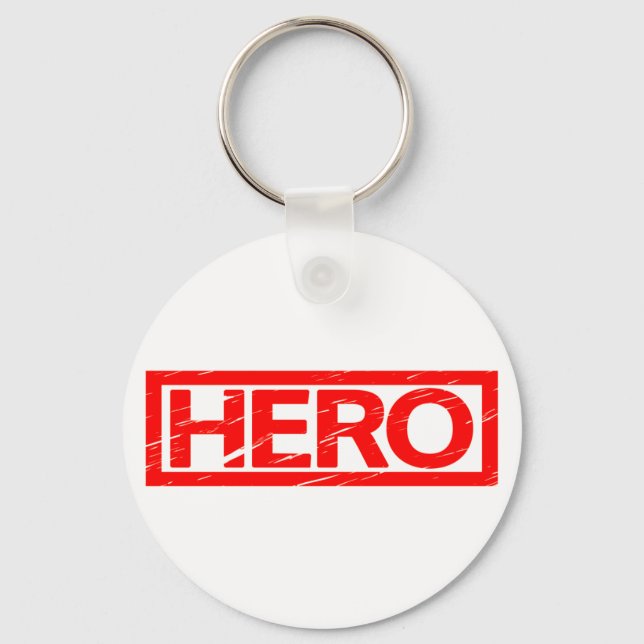 Porte-clés Timbre de héros (Recto)