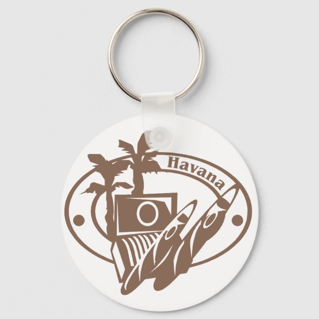 Porte-clés Timbre de La Havane (Recto)