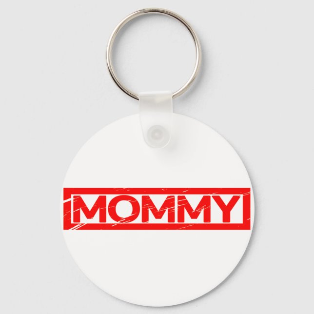 Porte-clés Timbre de maman (Recto)