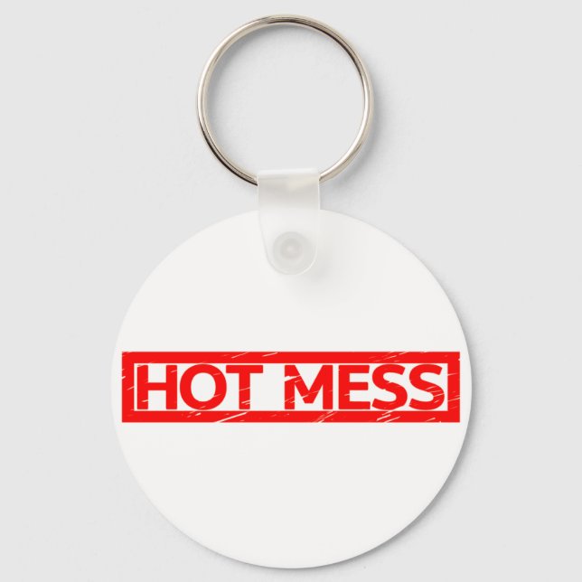 Porte-clés Timbre de mess chaud (Recto)
