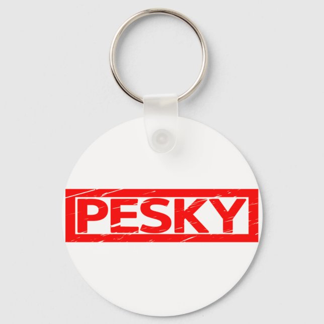 Porte-clés Timbre de Pesky (Recto)