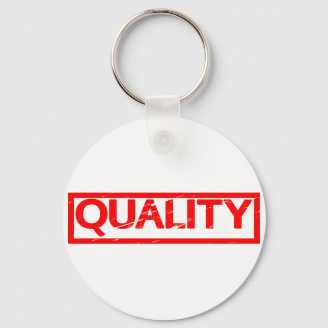 Porte-clés Timbre de Qualité (Recto)