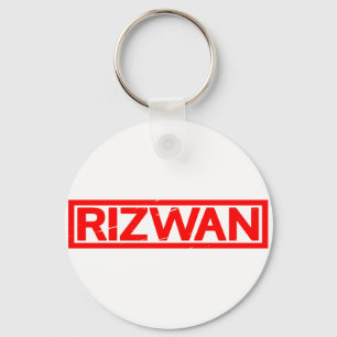 Porte-clés Timbre de Rizwan