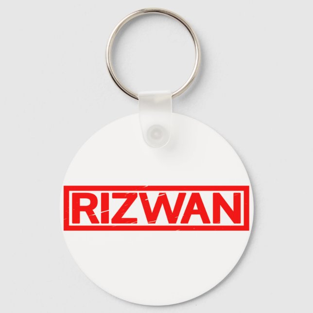 Porte-clés Timbre de Rizwan (Recto)