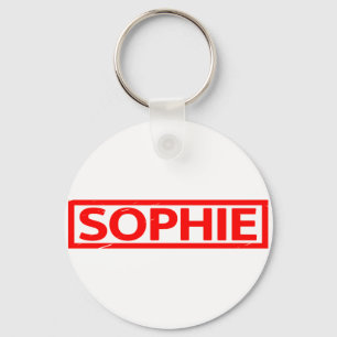 Porte-clés Timbre de Sophie