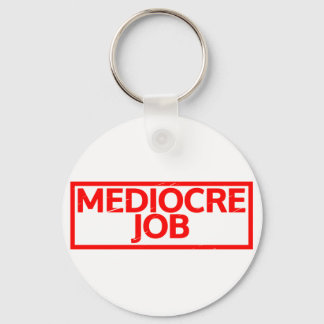 Porte-clés Timbre de travail médiocre