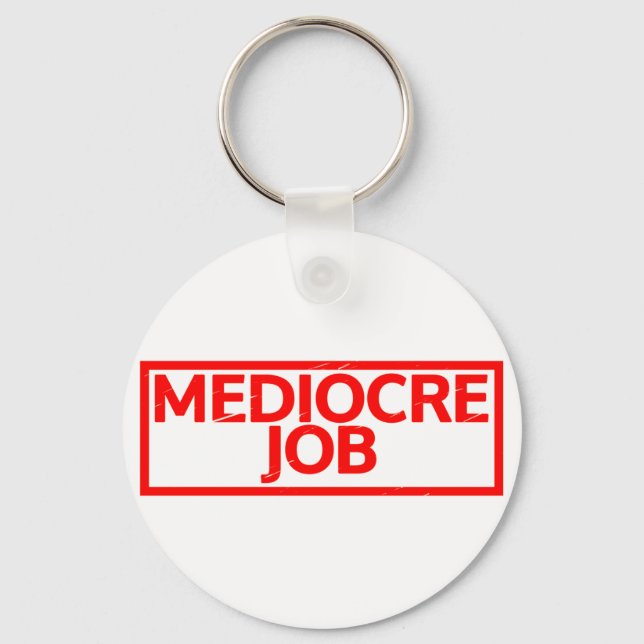 Porte-clés Timbre de travail médiocre (Recto)