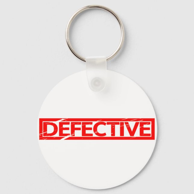 Porte-clés Timbre défectueux (Recto)