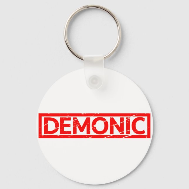 Porte-clés Timbre démoniaque (Recto)