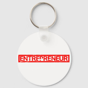 Porte-clés Timbre d'entrepreneur