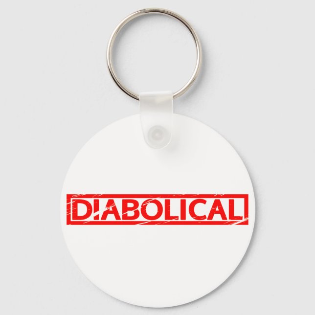 Porte-clés Timbre diabolique (Recto)