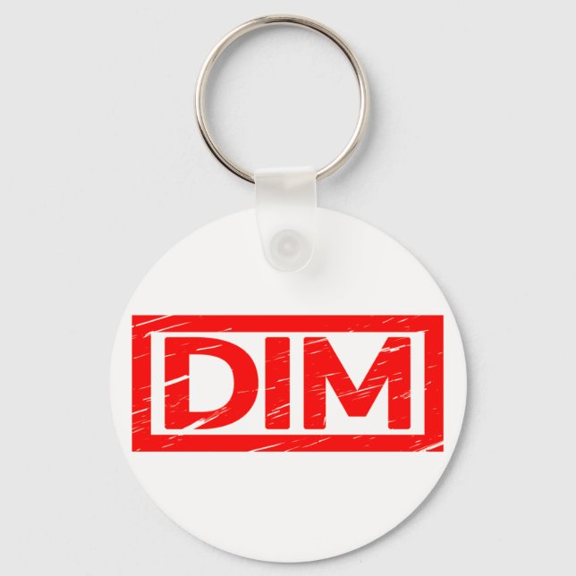 Porte-clés Timbre Dim (Recto)