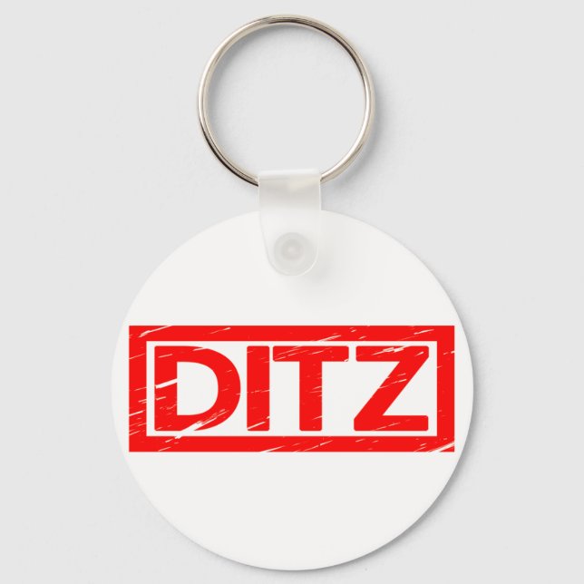 Porte-clés Timbre Ditz (Recto)