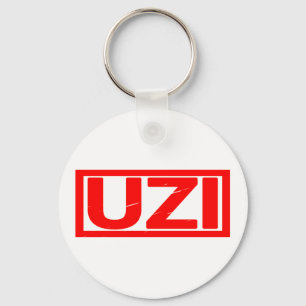 Porte-clés Timbre d'Uzi