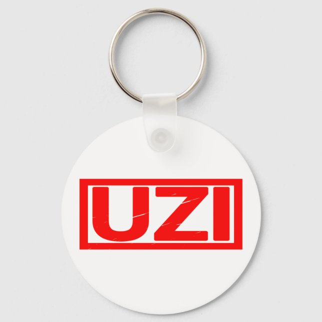 Porte-clés Timbre d'Uzi (Recto)