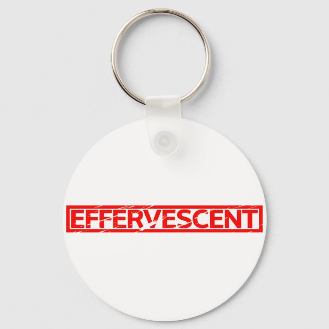 Porte-clés Timbre Effervescent (Recto)