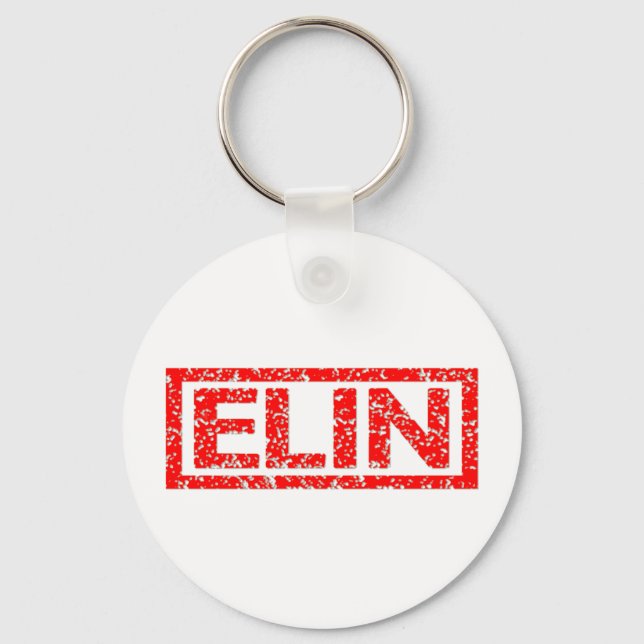 Porte-clés Timbre Elin (Recto)