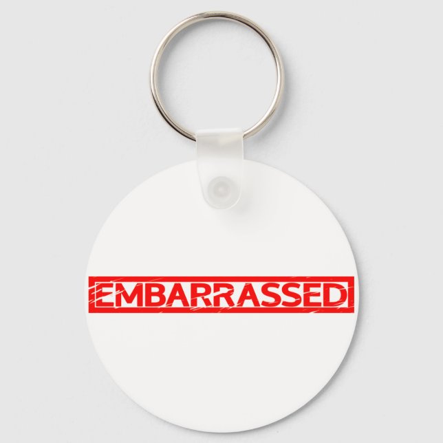 Porte-clés Timbre embarrassé (Recto)