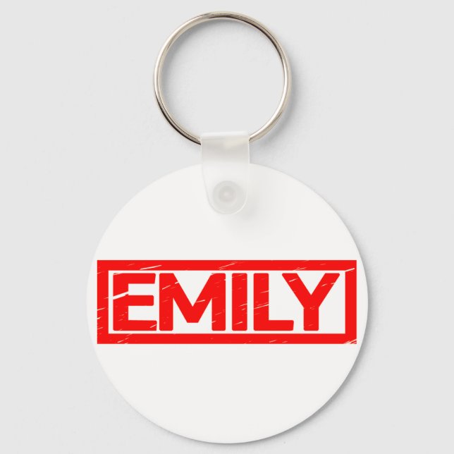 Porte-clés Timbre Emily (Recto)