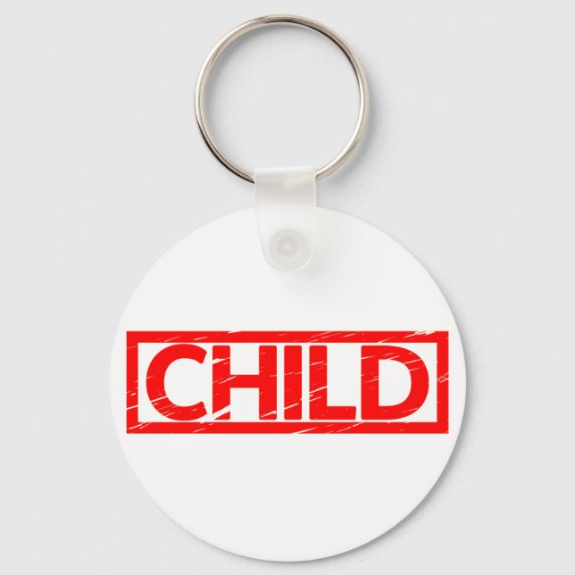 Porte-clés Timbre enfant (Recto)