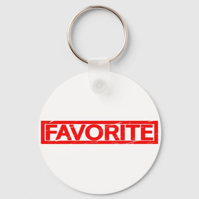 Porte-clés Timbre favori (Recto)