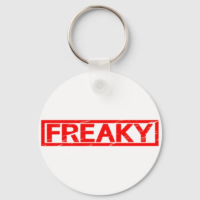 Porte-clés Timbre Freaky (Recto)