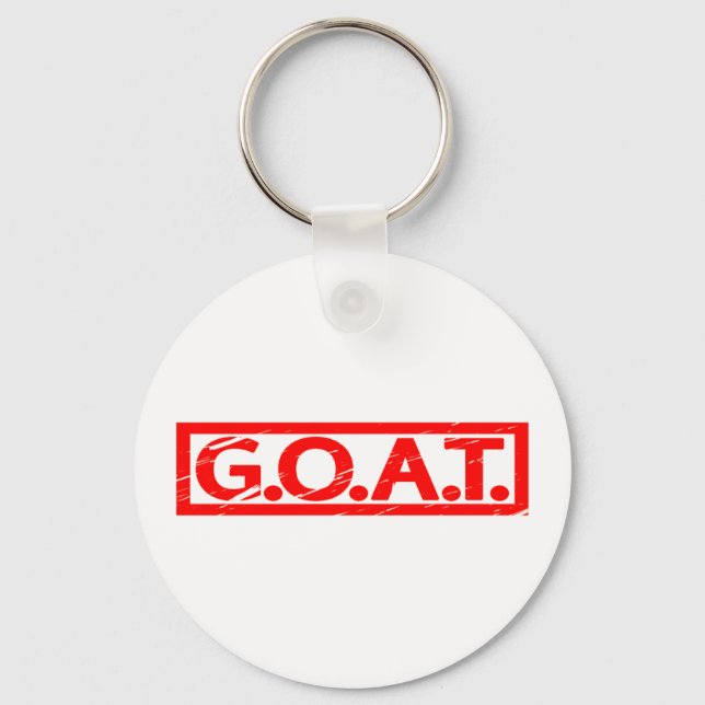 Porte-clés Timbre G.O.A.T. (Recto)