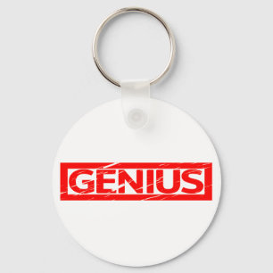 Porte-clés Timbre génial