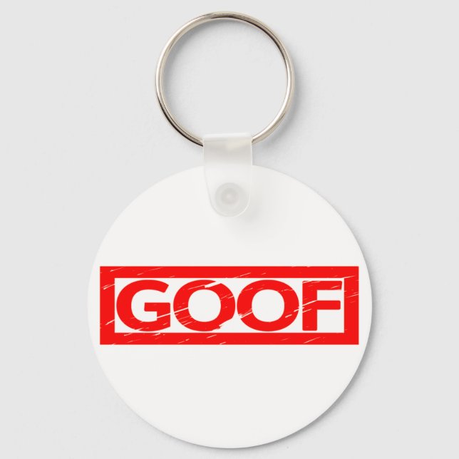 Porte-clés Timbre Goof (Recto)