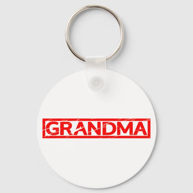 Porte-clés Timbre grand-mère (Recto)