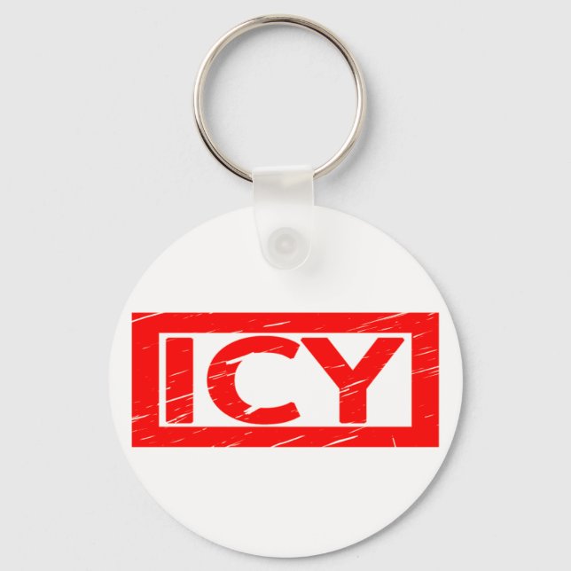 Porte-clés Timbre Icy (Recto)