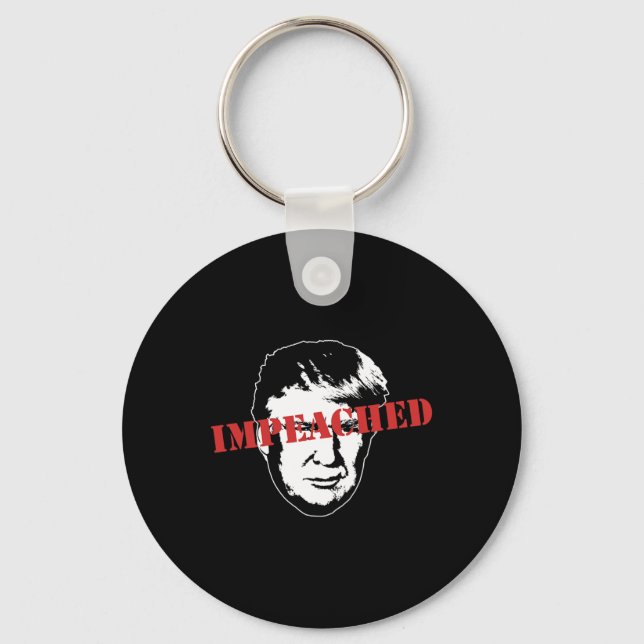 Porte-clés Timbre Impeachment Sur Donald Trump Impeachment Dr (Recto)