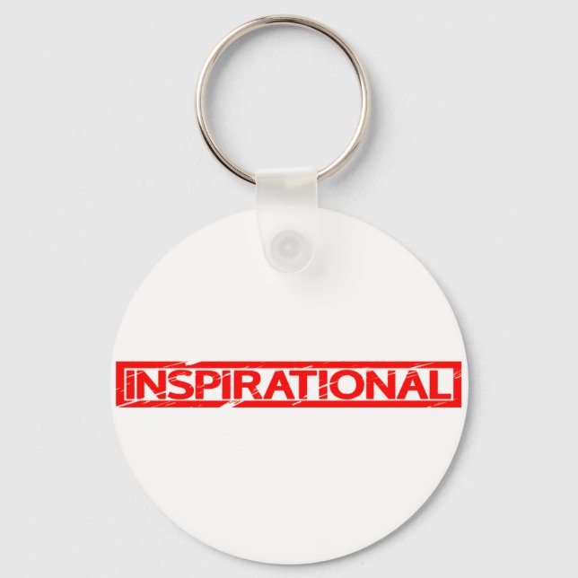 Porte-clés Timbre inspirant (Recto)